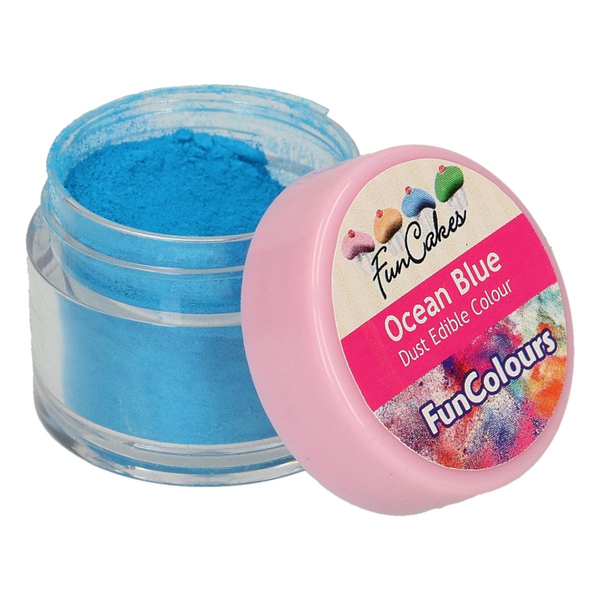 Jedlá prachová farba Ocean Blue 2,5g, FunCakes, F45320